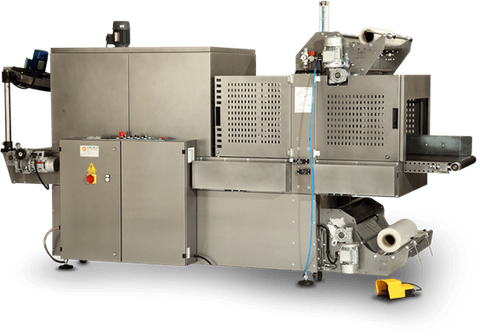 MS70AL Sleeve Wrapping and Bundling Machine with Double Motorised Belt and Tunnel
