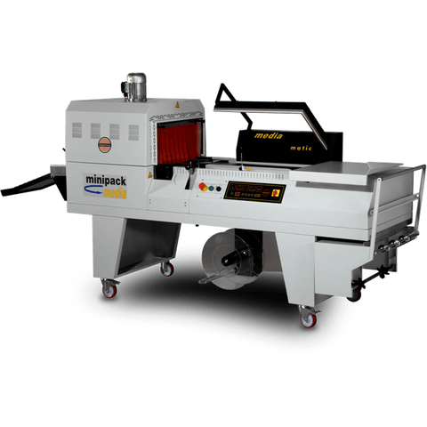 Media Semi-Automatic L Sealer & Shrink Tunnel